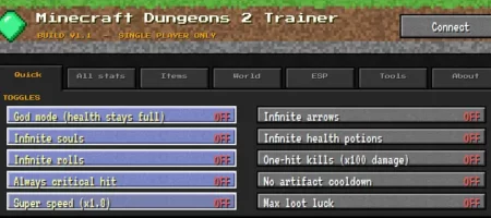 Minecraft Dungeons II Trainer (2026) Minecraft Dungeons II Trainer (2026)